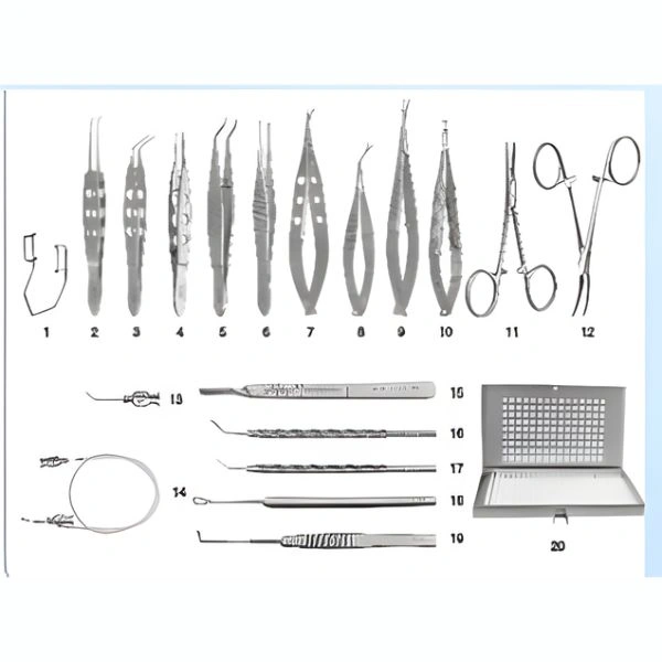 Equipmedy IOL Surgery Instrument Set – 14 Pcs