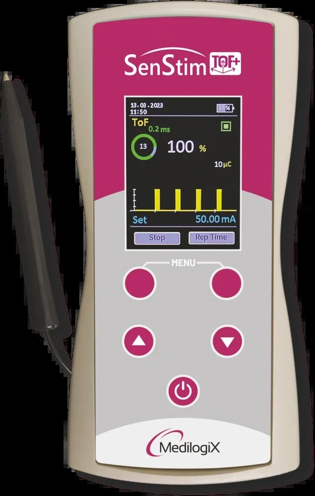 Medilogix Senstim TOF + Standalone NMBA Monitor Nerve Stimulator with PNS