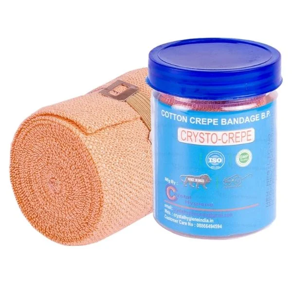 Crystal Hygiene Crysto-Crepe Cotton Crepe Bandage - With Container